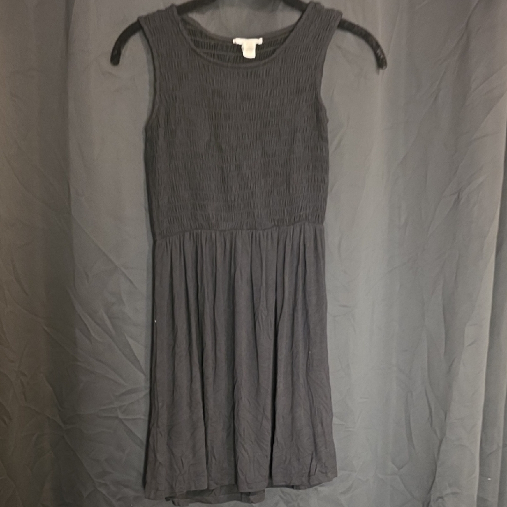 Full Tilt Black Textured Mini Dress